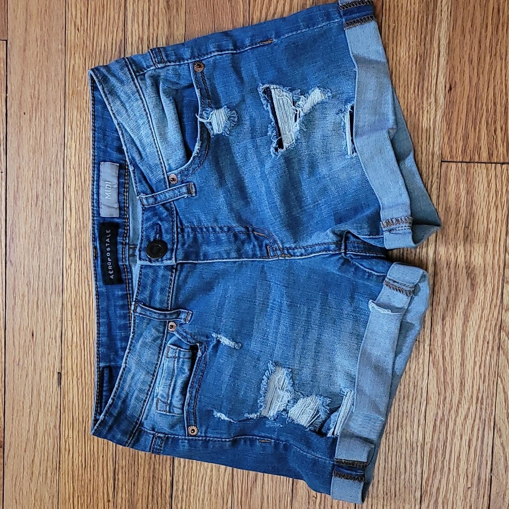 Aeropostale denim shorts